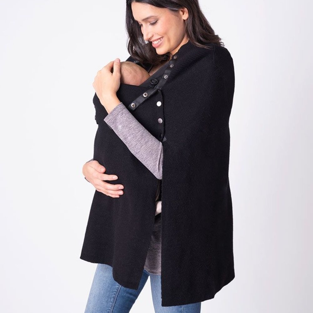 Seraphine knitted maternity and nursing cape
